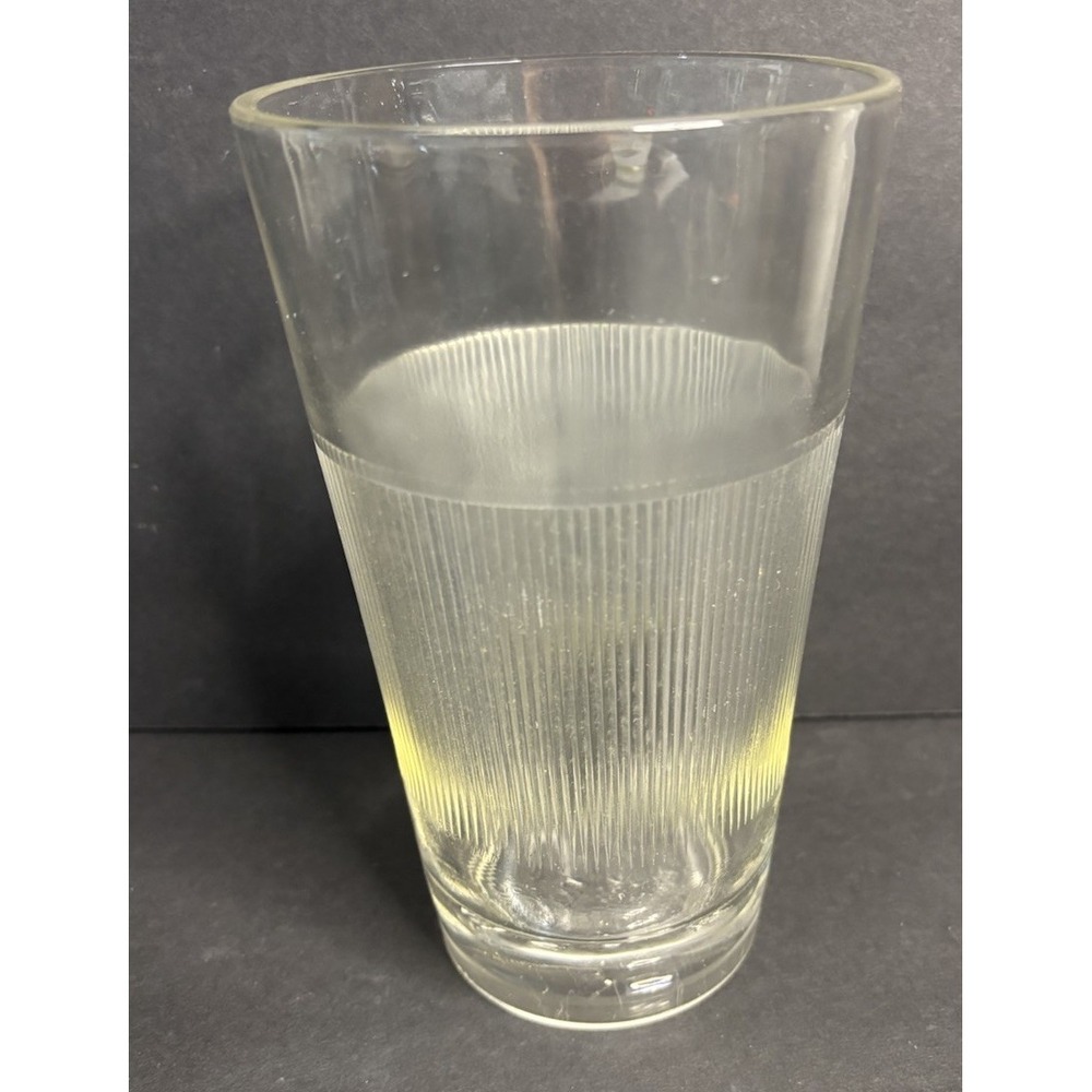 1930s Hazel Atlas KAR-LAC Mixserv Milkshake Mixing Glass Pat 1754560 Ribbed